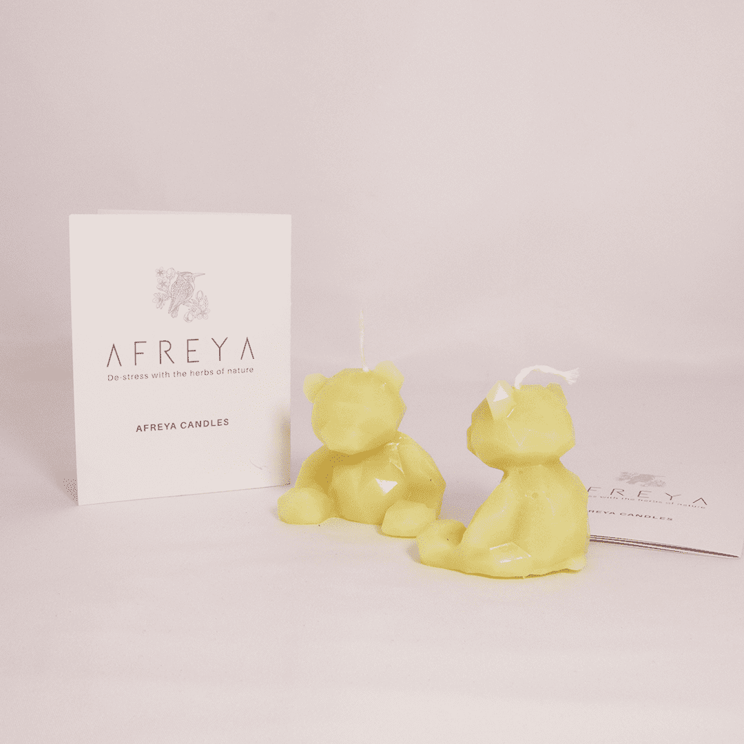 Lavender Teddy Candle