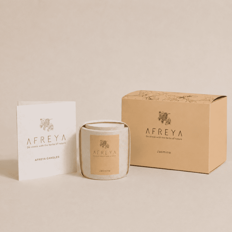 Jasmine Concrete Candle by Afreya