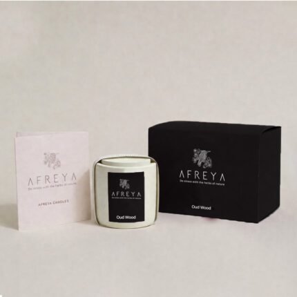 Oud Wood Concrete Candle