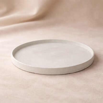Round Concrete Tray