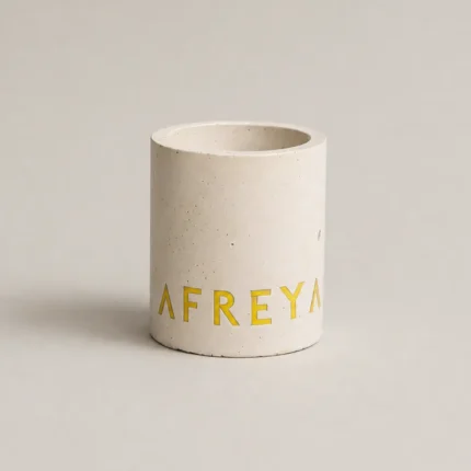 Afreya Concrete Set White